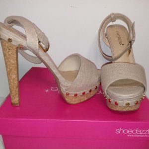 Alana Studded Platform Heels